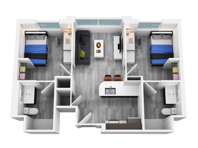2 Bed2 Bath