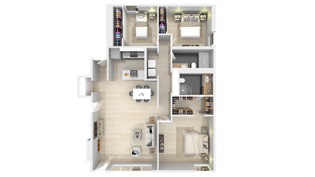 3 Bedroom x 2 Bathroom