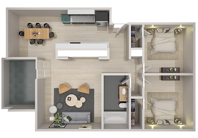 Daisy 2 Bedroom