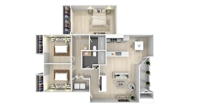 Three Bedroom Two Bathroom