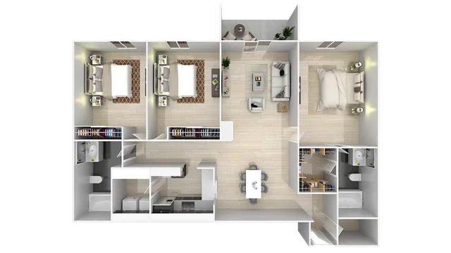 3 Bedroom x 2 Bathroom