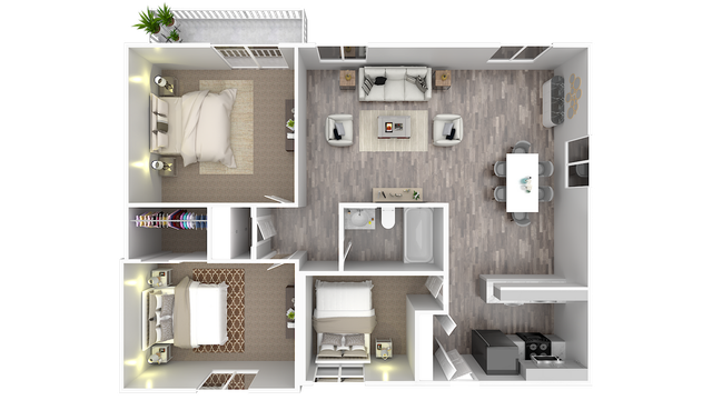 3 Bedroom x 1 Bathroom