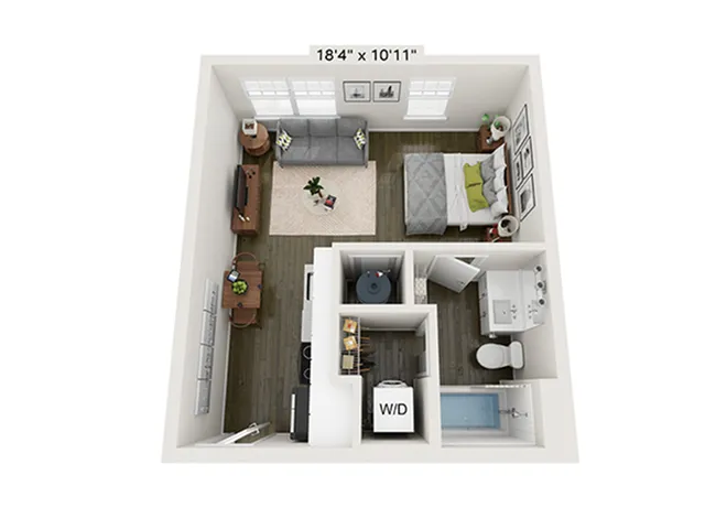 Studio A | Floor Plan
