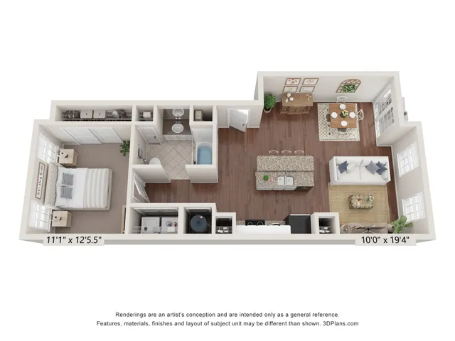 Greystone I Flat | Floor Plan
