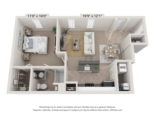 Bentley Flat | Floor Plan