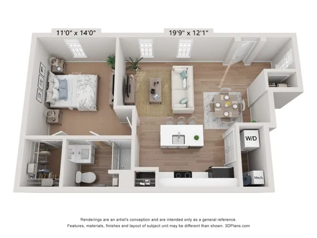 Bentley Flat | Floor Plan