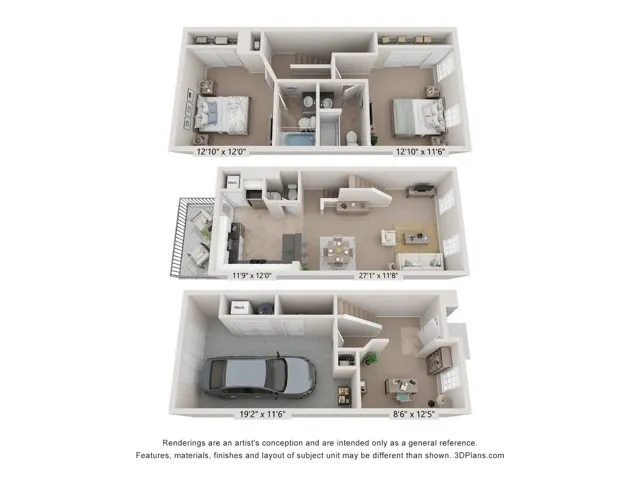 Stansbury Plus_TH | Floor Plan