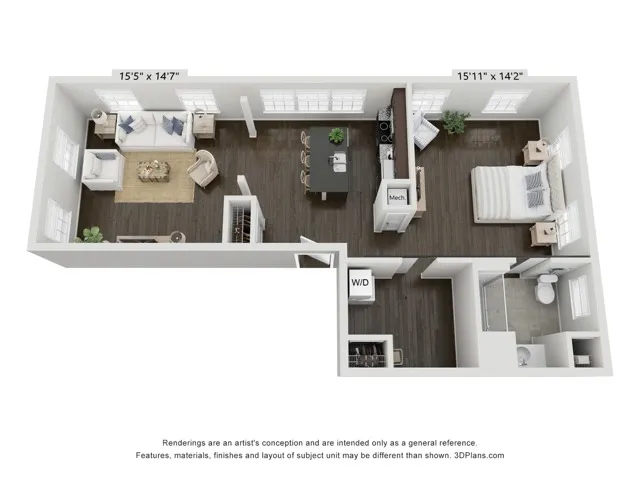 Clubhouse End | Floor Plan
