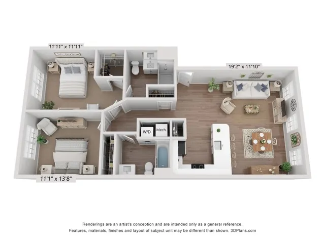 Greystone II Flat | Floor Plan
