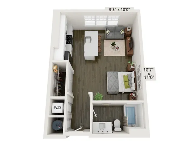 Studio D | Floor Plan