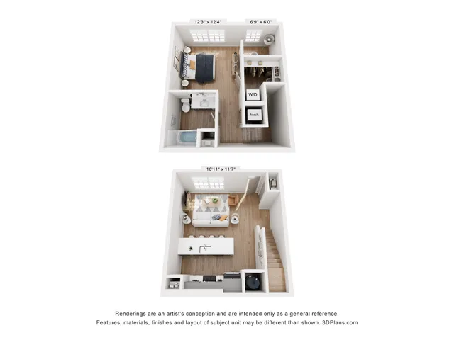 Trevor A Townhome Floor Plan