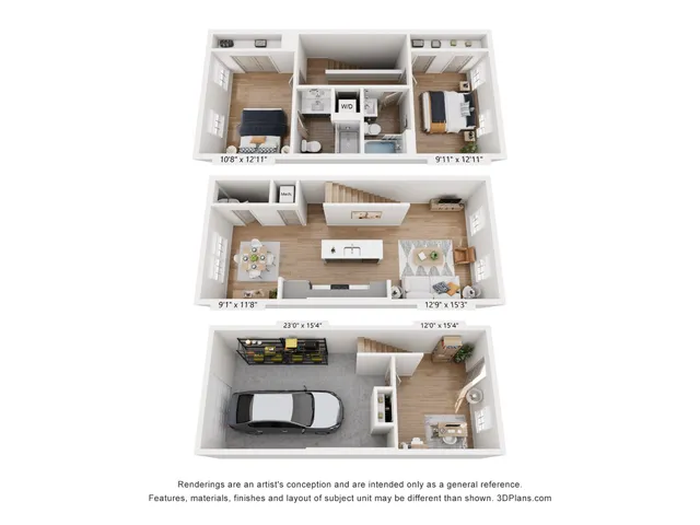 Woodbury Townhome Floor Plan