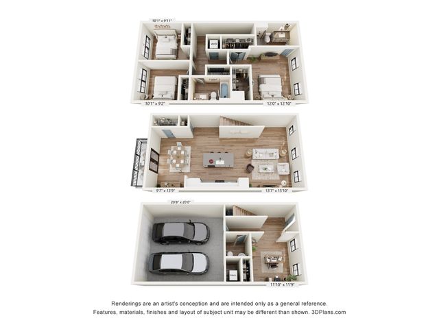 Rowhome I Floor Plan