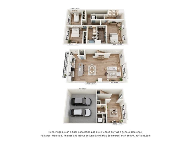 Rowhome II Floor Plan