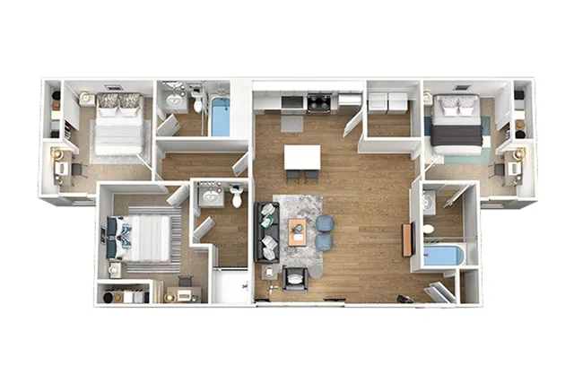3 Bed 3 Bath