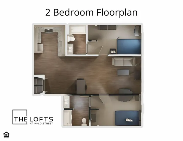 2x2 floorplan