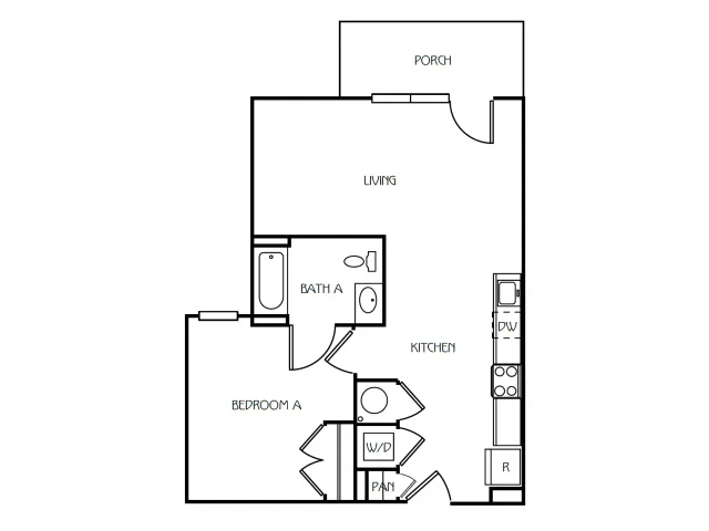 1 Bedroom / 1 Bathroom