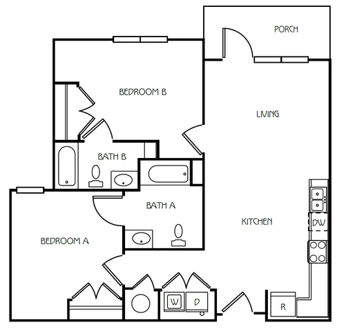 2 Bedroom / 2 Bathroom