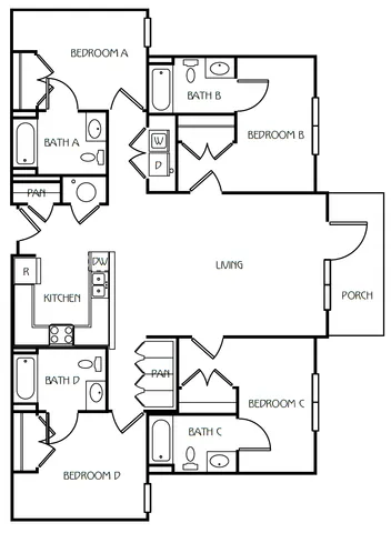4 Bedroom / 4 Bathroom