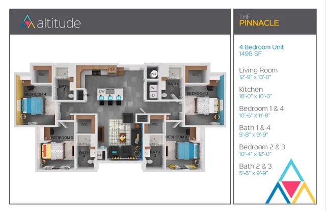 4x4 Top Floor