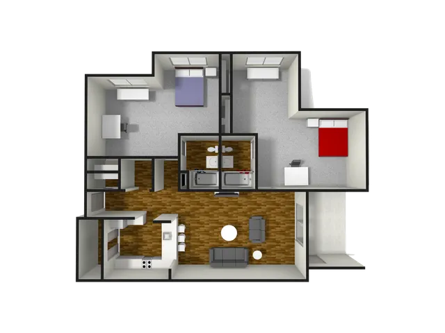 2 Bedroom - 2 Bathroom