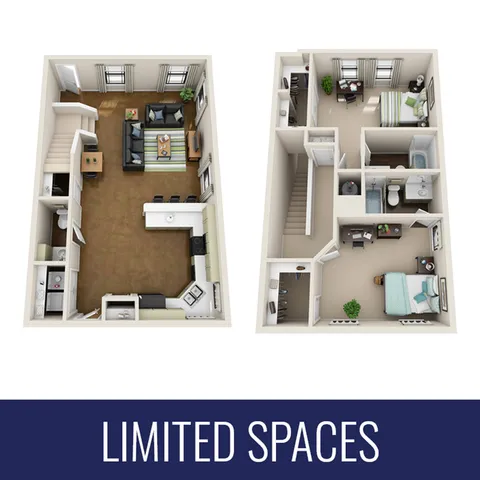 The Villas at Riverbend 2x2.5 - Limited Spaces