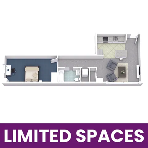 University Lofts 1x1A - Limited Spaces