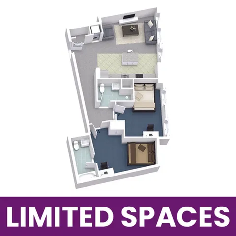 University Lofts 2x2C - Limited Spaces