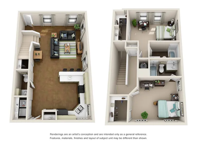The Villas on Riverbend 2BR/2.5BA Furnished