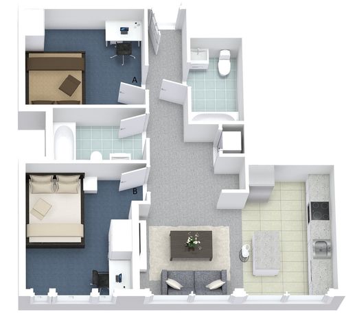 2x2 Layout B