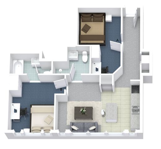 2x2 Layout E