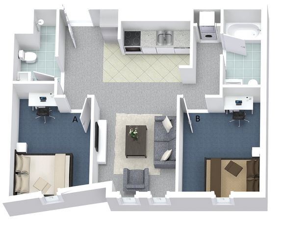 2x2 Layout I