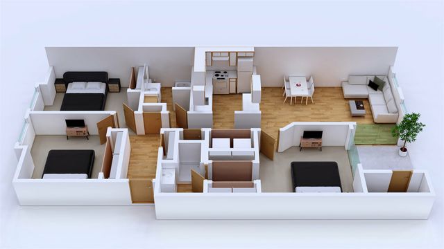 3x2 3D Floorplan