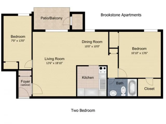 2 Bedroom