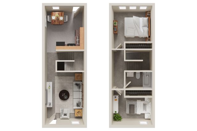 2 Bedroom Townhome