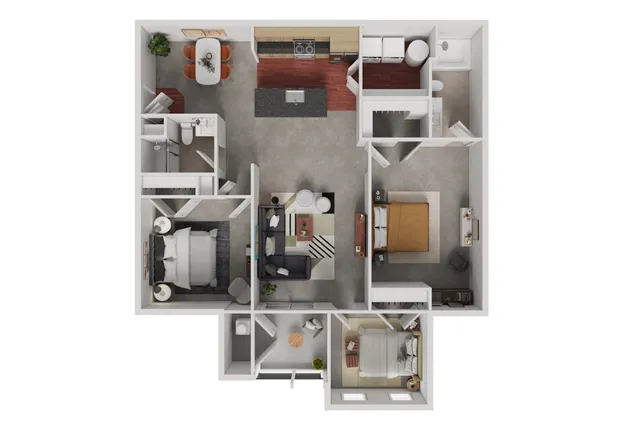 3 bedroom 2 bath (Large)