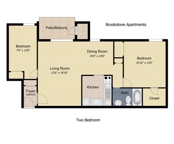 2 Bedroom