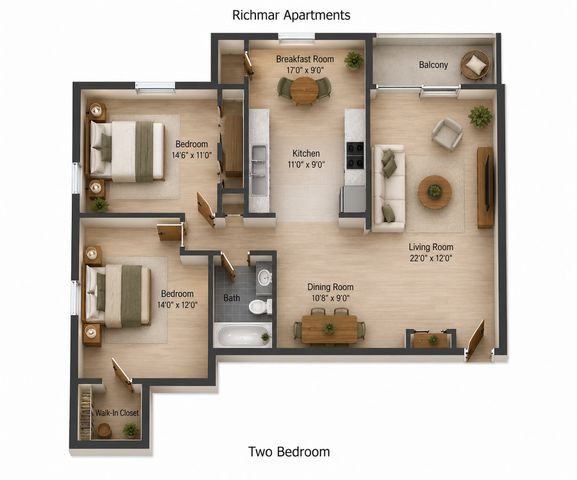 2 Bedroom