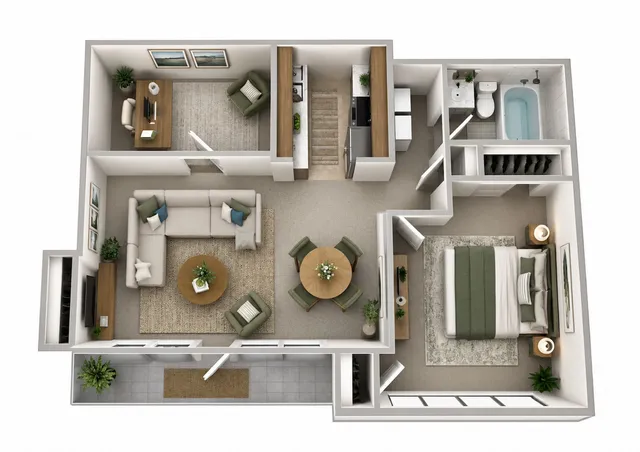Windsor Forest 1 Bedroom w/ Den