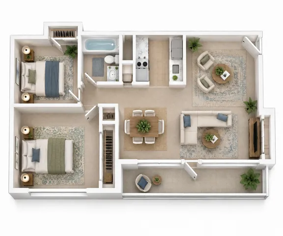 2 Bedroom