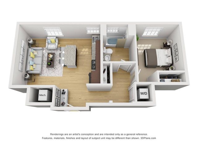 1Br 1Ba