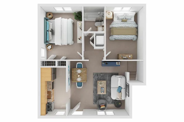 Seton Park  - 2 Bedroom 2nd Floor