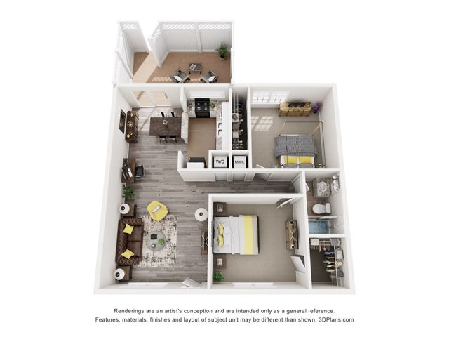 Beach Villas 2 Bed 1 Bath
