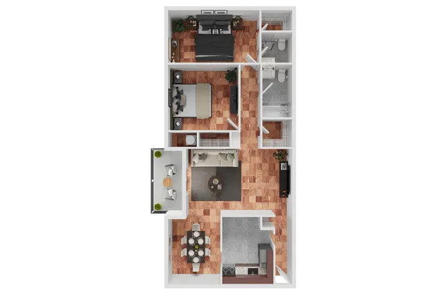 2 Bedroom 2 Bath