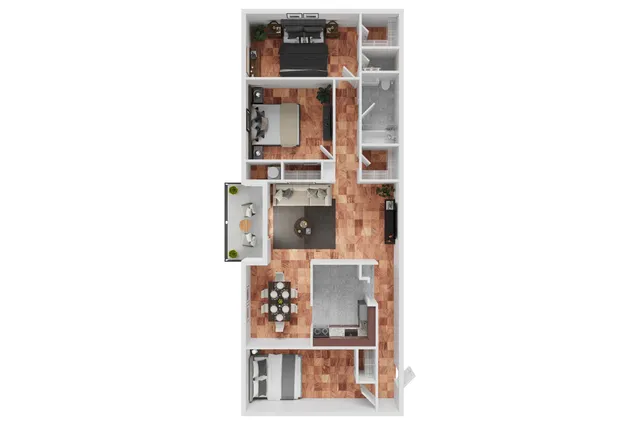 3 Bedroom 1.5 Bath