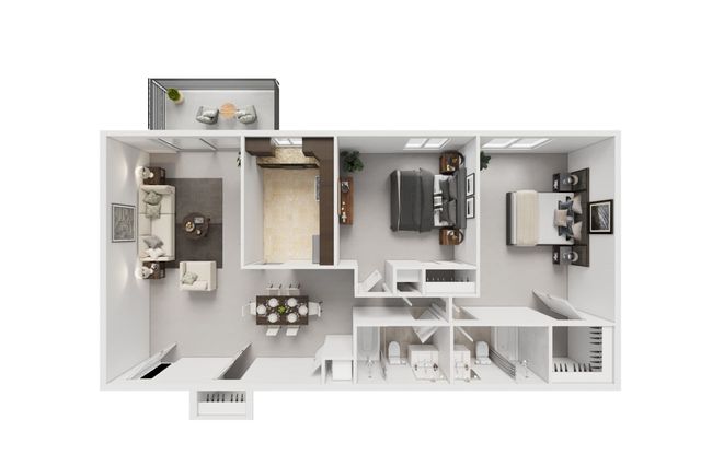2 Bedroom 2 Bath