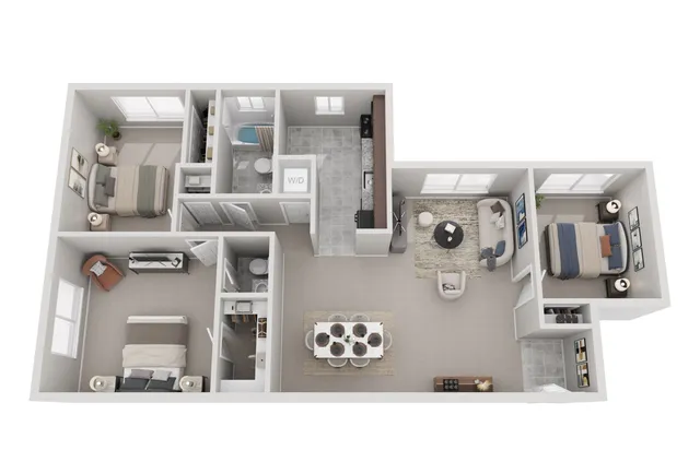 3 Bed 1.5 Bath