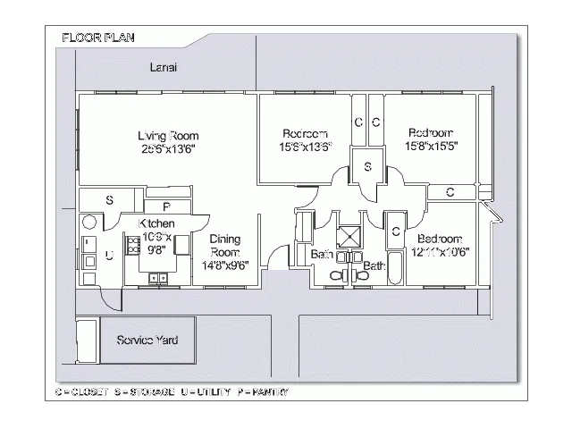 Floor Plan 19 | army hawaii housing | Island Palm Communities