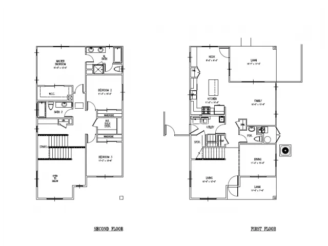 3-bedroom single family E9 home on Schofield and AMR, Floor plan at 2031-2087 sq ft