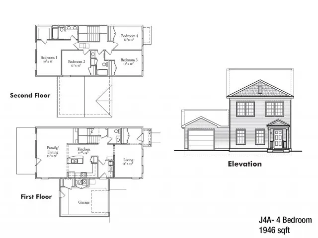 Four bedroom JNCO floor plan | fort drum apartments